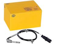 HELLA 6PT 010 376-351 Sensor, temp. gas escape - 2polos - atornillado