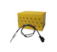 HELLA 6PT 010 376-581 Sensor, temp. gas escape - 2polos - atornillado - Cable: 835mm