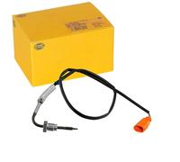 HELLA 6PT 010 376-621 Sensor, temp. gas escape - 2polos - atornillado