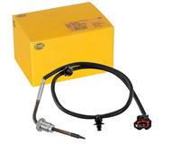 HELLA 6PT 010 376-701 Sensor, temp. gas escape - 2polos - atornillado