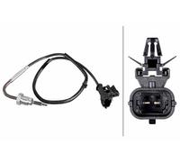 HELLA 6PT 010 376-731 Sensor, temp. gas escape - 2polos - atornillado