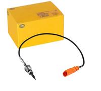 HELLA 6PT 010 376-831 Sensor, temp. gas escape - 2polos - atornillado