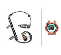 HELLA 6PT 014 494-731 Sensor, temp. gas escape - 2polos - atornillado - Cable: 530mm