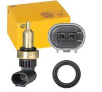 Hella Sensor de temperatura del refrigerante para Mercedes-Benz 6PT 358 058-191 – 2 polos con junta