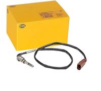 HELLA 6PT 358 181-011 Sensor, temp. gas escape - 2polos - atornillado - Cable: 560mm