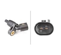 HELLA 6PU 009 106-071 Sensor, revoluciones de la rueda - 12V - 2polos