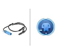 HELLA 6PU 009 106-311 Sensor, revoluciones de la rueda - 12V - Eje delantero - Cable: 665mm