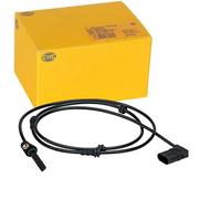 HELLA 6PU 012 679-451 Sensor, revoluciones de la rueda - 4polos - delante - Cable: 1485mm