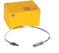 HELLA 6PU 012 679-881 Sensor, revoluciones de la rueda - 2polos - Eje delantero - Cable: 585mm