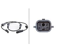 HELLA 6PU 012 806-241 Sensor, revoluciones de la rueda - 12V - 2polos - Cable: 720mm