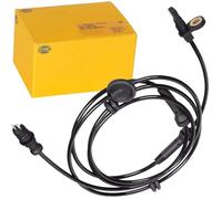HELLA 6PU 012 806-401 Sensor, revoluciones de la rueda - 2polos - eje trasero ambos lados - Longitud total: 1960mm