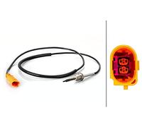 HELLA 6PU 012 806-901 Sensor, revoluciones de la rueda - 2polos - Eje trasero - Cable: 1020mm