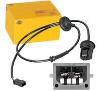 HELLA 6PU 012 806-901 Sensor, revoluciones de la rueda - 2polos - Eje trasero - Cable: 1020mm