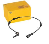 HELLA 6PU 012 806-941 Sensor, revoluciones de la rueda - 2polos - Eje delantero - Cable: 615mm