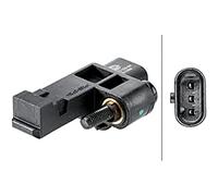 HELLA 6PU 013 122-081 Generador de impulsos, cigüeñal - 3polos - atornillado