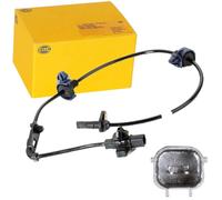 HELLA 6PU 230 040-301 Sensor, revoluciones de la rueda - 2polos - Eje delantero, derecha - con soporte