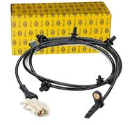 HELLA 6PU 230 040-501 Sensor, revoluciones de la rueda - 2polos - posterior - Cable: 1410mm - con soporte