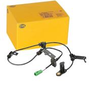 HELLA 6PU 230 040-621 Sensor, revoluciones de la rueda - 2polos - posterior - Cable: 830mm - con soporte