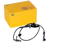 HELLA 6PU 230 048-731 Sensor, revoluciones de la rueda - 2polos - Cable: 780mm - con clips de fijación en el cable