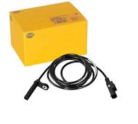 HELLA 6PU 358 217-111 Sensor, revoluciones de la rueda - 2polos - Eje trasero izquierda - Cable: 1620mm