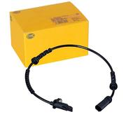 HELLA 6PU 358 218-311 Sensor, revoluciones de la rueda - 2polos - Eje delantero - Cable: 530mm