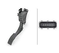 HELLA 6PV 934 516-701 Sensor, posición pedal - para vehic. dirección izquierda - 6polos - Caja de cambios manual