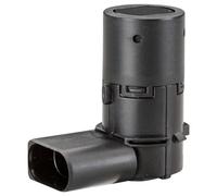 HELLA 6PX 358 141-031 Sensor, auxiliar de aparcamiento - en forma de ángulo - 3polos - enchufado - barnizable