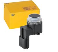 HELLA 6PX 358 141-751 Sensor, auxiliar de aparcamiento - 3polos - enchufado - rebarnizable - con anillod e sujeción