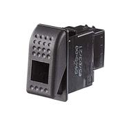 HELLA 6RH 008 948-002 Interruptor - Accionamiento por tecla/Accionamiento por tecla basculante - Var. equipamiento: II+->I-0 - Número de conexiones: 5 - sin función de confort