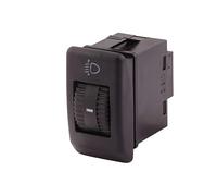 HELLA 6ZB 006 377-017 Regulador, regulación del alcance de faros - 12V - Accionamiento por giro - con servorregulador - para vehículos con regulaciónl alcance luces (eléctrica)