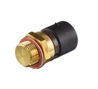 HELLA 6ZT 007 835-151 Interruptor de temperatura, ventilador del radiador - 12V - 3polos - Conector plano - atornillado - Selector