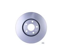 HELLA 8DD 355 107-521 Disco de freno - 50310PRO - revestido