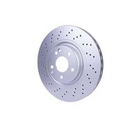 HELLA 8DD 355 127-911 Disco de freno - 54198PRO_HC - altamente carbonizado - revestido
