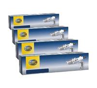Hella 8EH 188 704-021 Bujía de encendido - Energy Pro YH8RCP-8U - Ancho de llave: 21 - Long. rosca: 19mm - Distancia entre electrodos: 0.8mm, Número de uso: YH8RCP-8U (Paquete de 4)