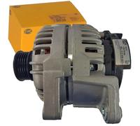 Alternador con polea para correa poli V 8EL 012 430-421 HELLA para OPEL FIAT