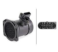 HELLA 8ET 358 095-051 Medidor de la masa de aire - 5polos - Tubuladura