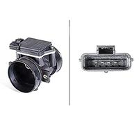 HELLA 8ET 358 095-081 Medidor de la masa de aire - 4polos - Tubuladura