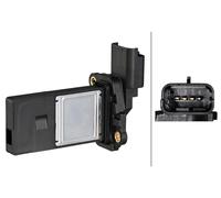 HELLA 8ET 358 095-211 Medidor de la masa de aire - 4polos - atornillado - con junta