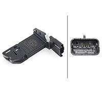 HELLA 8ET 358 095-211 Medidor de la masa de aire - 4polos - atornillado - con junta
