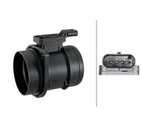 HELLA 8ET 358 095-281 Caudalímetro Medidor de la masa de aire - 4polos - Tubuladura - sin junta
