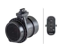 HELLA 8ET 358 095-291 Medidor de la masa de aire - 4polos - Tubuladura - con junta
