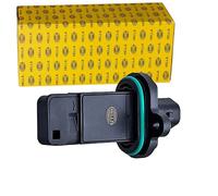 HELLA 8ET 358 166-541 Caudalímetro Medidor de la masa de aire - 5polos - atornillado - sin carcasa (cárter)