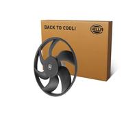 HELLA 8EW 366 420-021 Ventilador, refrigeración del motor - 12V - 60W - eléctrico - Ø: 301mm - sin bastidor de ventilador radiador (armazón)/sin resistencia