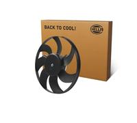 HELLA 8EW 366 420-121 Ventilador, refrigeración del motor - 12V - 180W - eléctrico - Ø: 296mm - sin bastidor de ventilador radiador (armazón)/sin resistencia