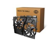 HELLA 8EW 366 420-171 Ventilador, refrigeración del motor - 12V - 250W - eléctrico - Ø: 390mm - con bastidor radiador (armazón)/sin resistencia