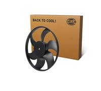 HELLA 8EW 366 420-241 Ventilador, refrigeración del motor - 12V - 200W - eléctrico - Ø: 385mm - sin bastidor de ventilador radiador (armazón)/sin resistencia