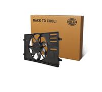HELLA 8EW 366 420-391 Ventilador, refrigeración del motor - 12V - 470W - eléctrico - Ø: 419.5mm - con bastidor radiador (armazón)/sin resistencia