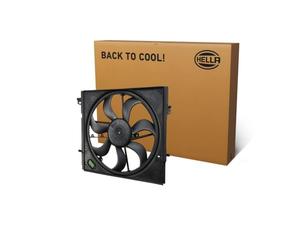 HELLA 8EW 366 420-441 Ventilador, refrigeración del motor - 12V - 132W - eléctrico - Ø: 474mm - con bastidor radiador (armazón)/sin resistencia