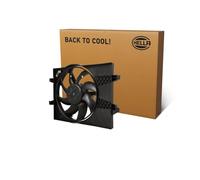 HELLA 8EW 366 420-561 Ventilador, refrigeración del motor - 12V - 186W - eléctrico - Ø: 362mm - con bastidor radiador (armazón)/sin resistencia