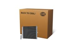 HELLA 8FC 366 220-391 Condensador, aire acondicionado - Tubos refrigerantes paralelo - Aluminio - sin juntas - sin secador